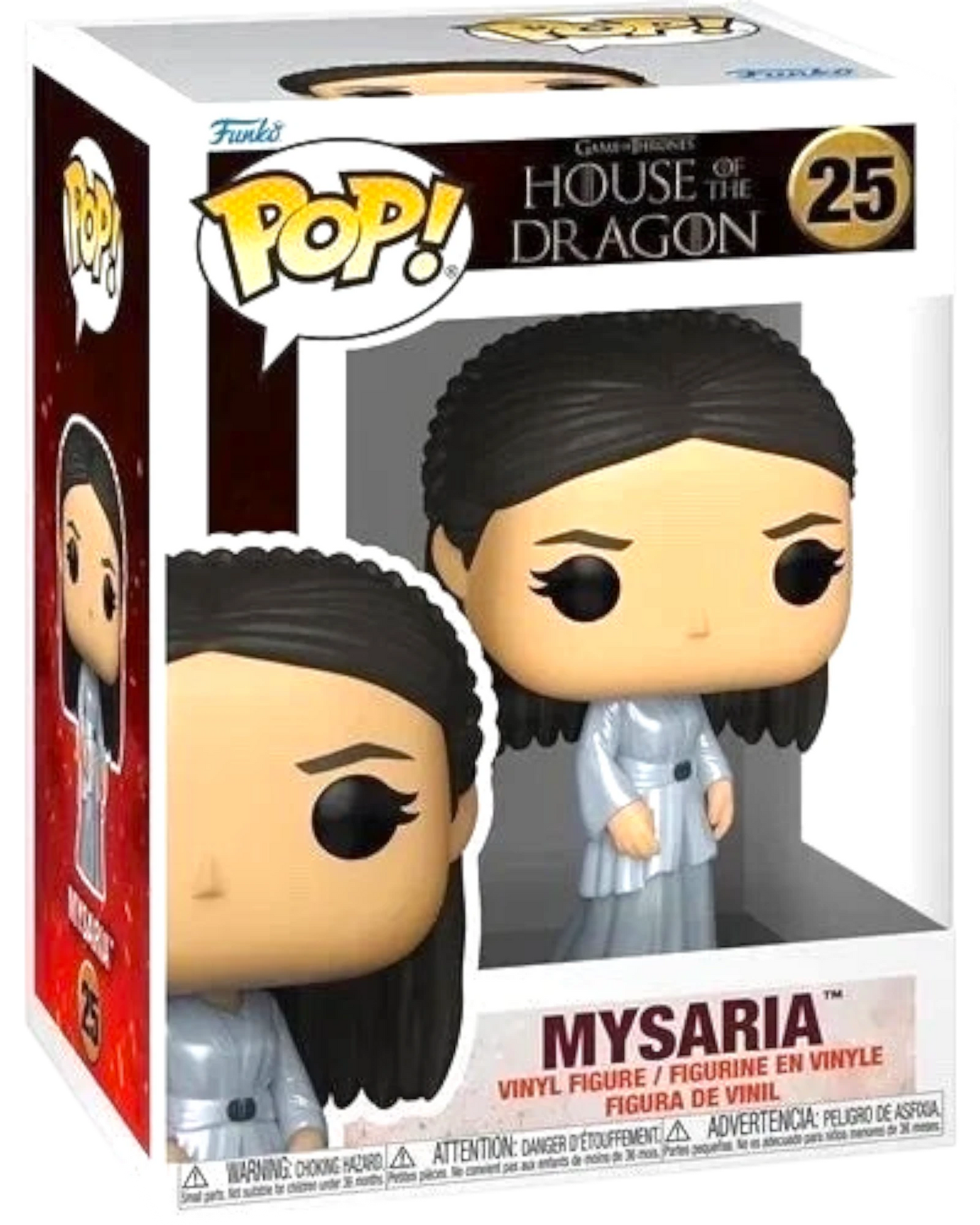 More Than Diecast House of the Dragon Mysaria Funko Pop vinyl figure #25 in original display box