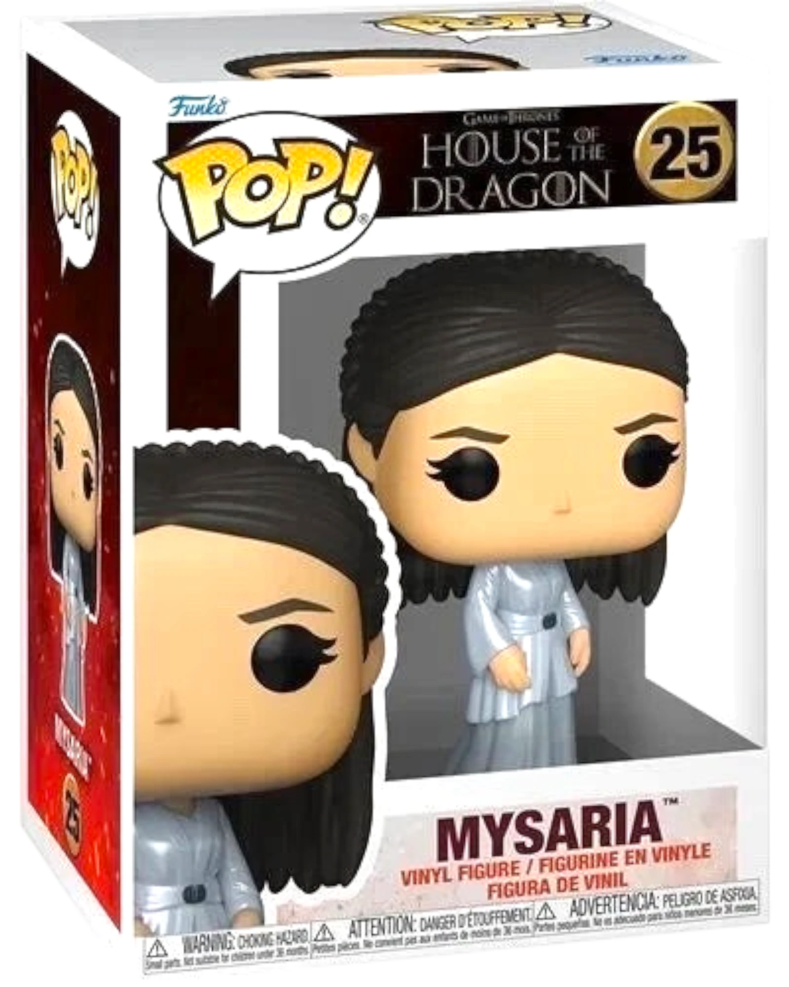 More Than Diecast House of the Dragon Mysaria Funko Pop vinyl figure #25 in original display box