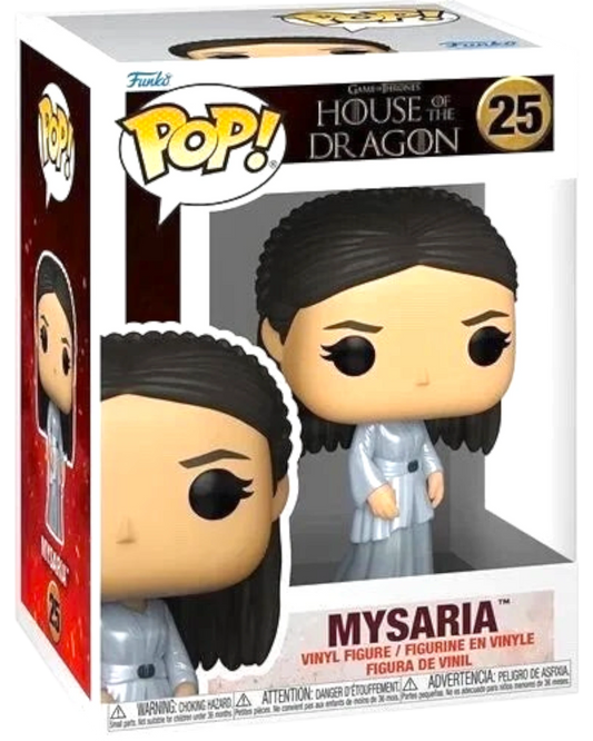 More Than Diecast House of the Dragon Mysaria Funko Pop vinyl figure #25 in original display box