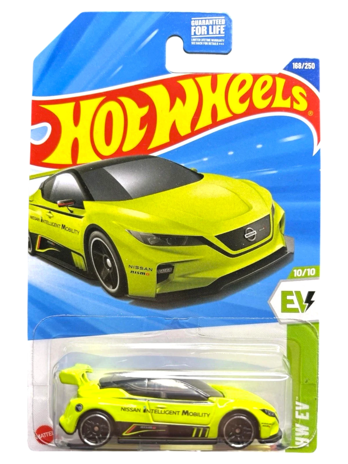 More Than Diecast Hot Wheels Nissan Leaf Nismo RC02 green Treasure Hunt die-cast car in original blister packaging