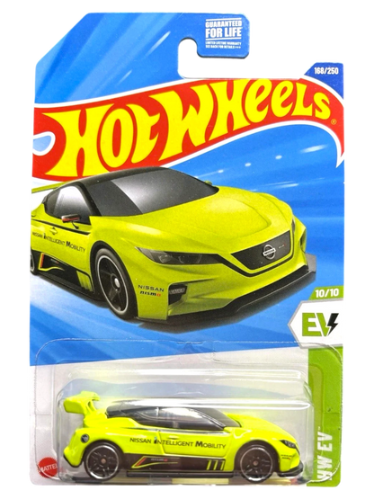 More Than Diecast Hot Wheels Nissan Leaf Nismo RC02 green Treasure Hunt die-cast car in original blister packaging
