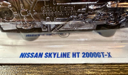 More Than Diecast Hot Wheels Nissan Skyline HT 2000GT-X Treasure Hunt die-cast car base detail