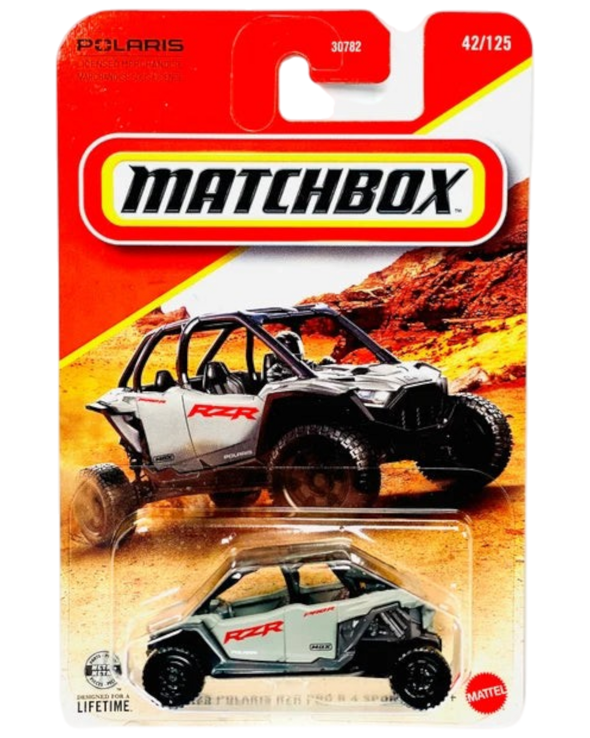 More Than Diecast Matchbox 2026 2025 Polaris RZR Pro 4 Sport die-cast UTV in original blister card packaging