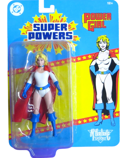 More Than Diecast McFarlane Super Powers Power Girl action figure in original blister card packaging