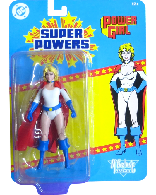 More Than Diecast McFarlane Super Powers Power Girl action figure in original blister card packaging