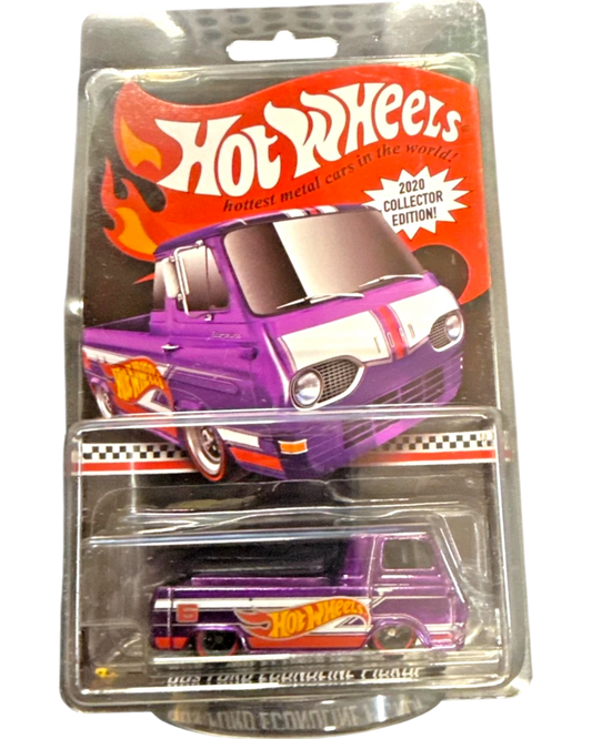 More Than Diecast 2020 Hot Wheels RLC purple 60s Ford Econoline Pickup collector edition in original blister packaging