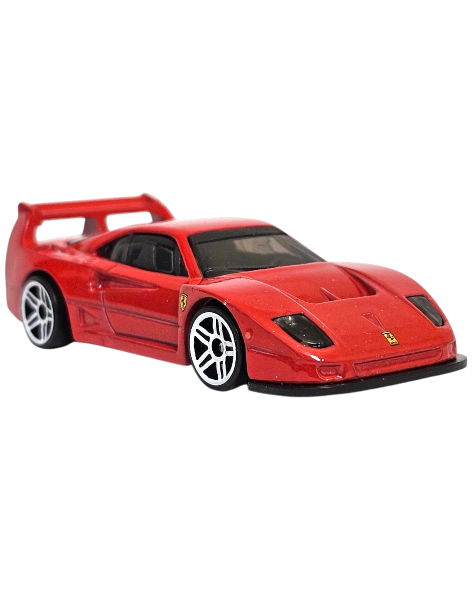 More Than Diecast red Hot Wheels Ferrari F40 Competizione 1:64 scale die-cast car with authentic detailing