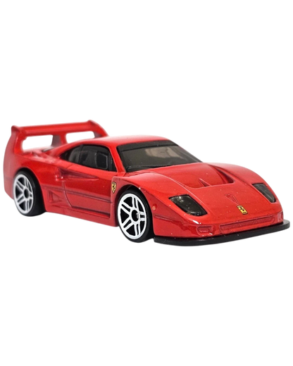 More Than Diecast red Hot Wheels Ferrari F40 Competizione 1:64 scale die-cast car with authentic detailing