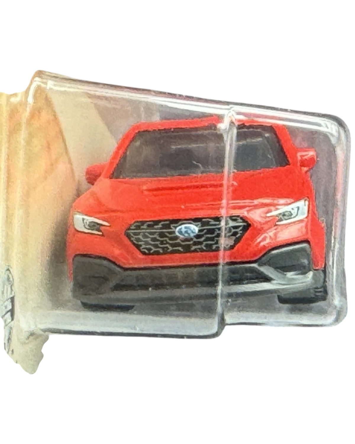 More Than Diecast 2024 Subaru WRX S4 STI in red, a 1:64 scale Matchbox die-cast car in original Power Grab packaging.