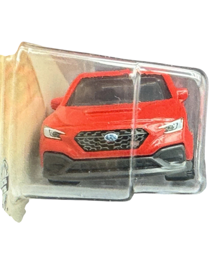 More Than Diecast 2024 Subaru WRX S4 STI in red, a 1:64 scale Matchbox die-cast car in original Power Grab packaging.