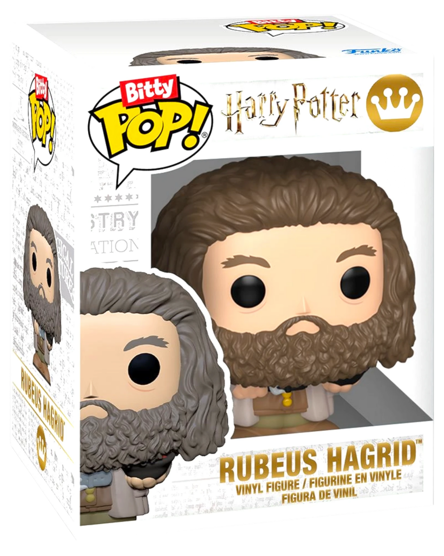 More Than Diecast Funko Bitty Pop! Rubeus Hagrid vinyl figure in window display box from Harry Potter collection