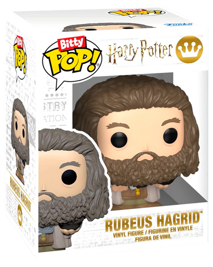 More Than Diecast Funko Bitty Pop! Rubeus Hagrid vinyl figure in window display box from Harry Potter collection
