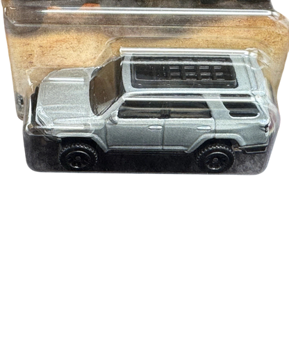 More Than Diecast silver 2019 Toyota 4Runner 1:64 scale die-cast SUV in original blister packaging