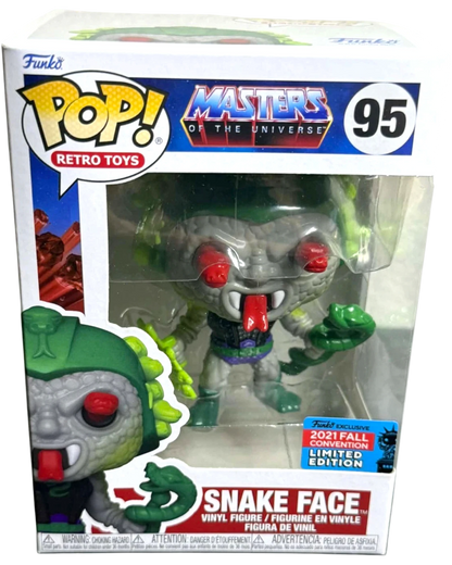 More Than Diecast Masters of the Universe Snake Face 95 Funko Pop vinyl figure, 2021 Fall Convention Exclusive