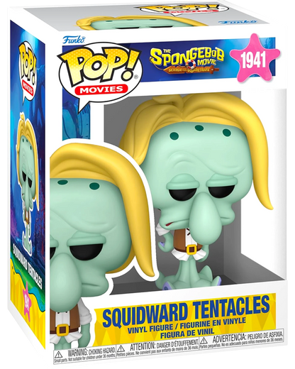 More Than Diecast The SpongeBob Movie Squidward Tentacles Funko Pop! Vinyl Figure #1941, 4.25 inches tall, in window box.