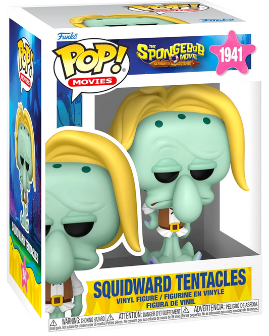 More Than Diecast The SpongeBob Movie Squidward Tentacles Funko Pop! Vinyl Figure #1941, 4.25 inches tall, in window box.