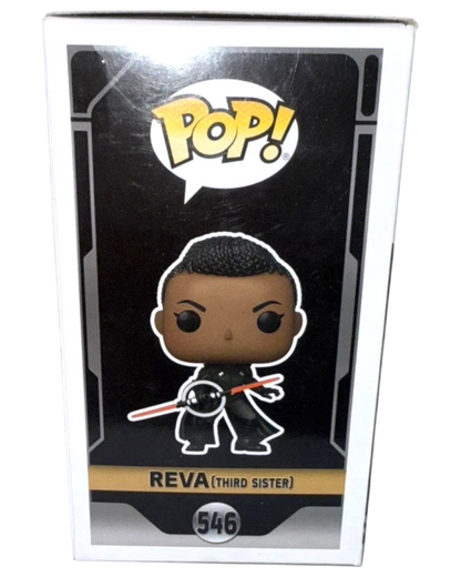 More Than Diecast Star Wars Reva (Third Sister) Funko Pop! #546 vinyl figure with red lightsaber.