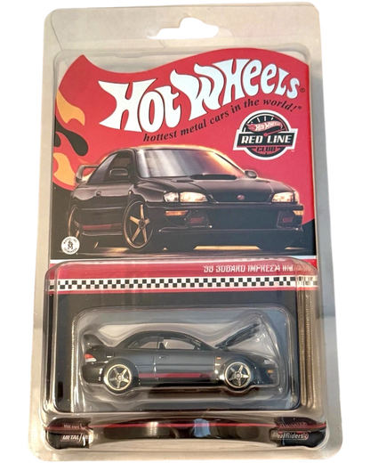 More Than Diecast Hot Wheels RLC Exclusive 1998 Subaru Impreza WRX STI die-cast car in original blister packaging