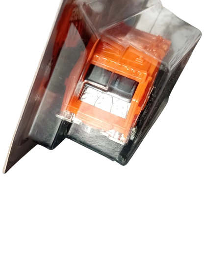 More Than Diecast Hot Wheels Total Disposal Treasure Hunt orange heavy-duty truck in short card blister packaging