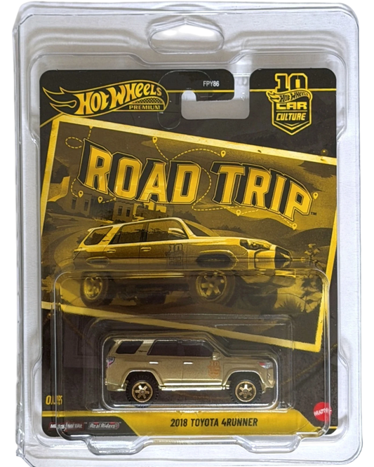 More Than Diecast Hot Wheels 2018 Toyota 4Runner gold chase variant in original blister pack packaging
