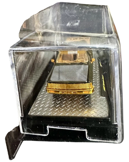 More Than Diecast 1:64 scale M2 Machines 1985 Toyota Pickup Truck chase variant in a clear display case