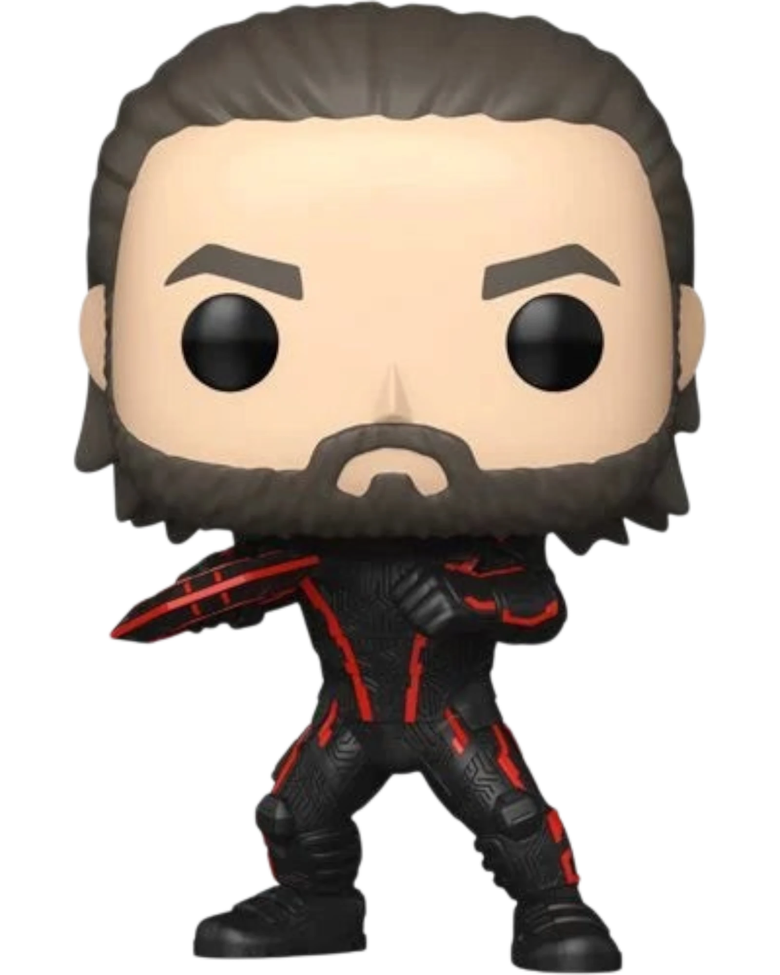 More Than Diecast Tron: Ares Funko Pop! Vinyl Figure #1965, black suit with red circuit details.