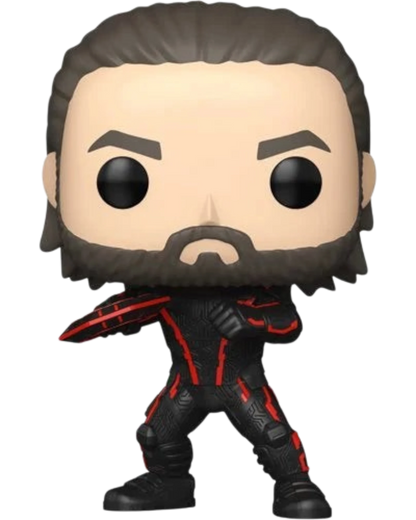 More Than Diecast Tron: Ares Funko Pop! Vinyl Figure #1965, black suit with red circuit details.