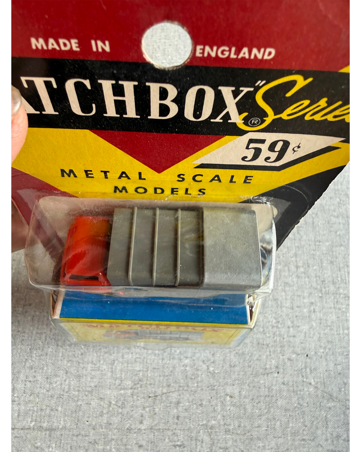 More Than Diecast vintage 1968 Matchbox No. 7 Ford refuse garbage truck in original blister pack packaging