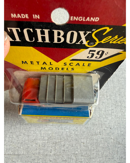 More Than Diecast vintage 1968 Matchbox No. 7 Ford refuse garbage truck in original blister pack packaging