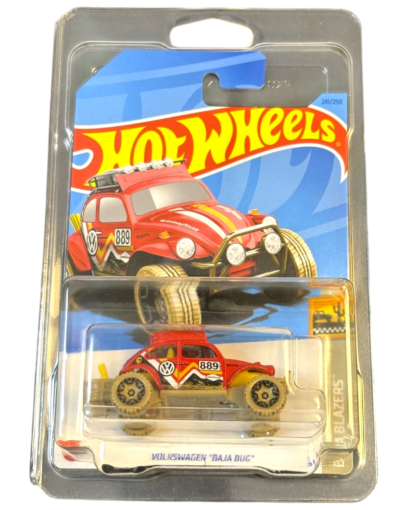 More Than Diecast Hot Wheels Volkswagen Baja Bug Treasure Hunt die-cast car in protective blister pack