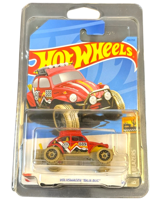 More Than Diecast Hot Wheels Volkswagen Baja Bug Treasure Hunt die-cast car in protective blister pack