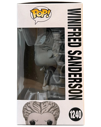More Than Diecast Funko Pop! Disney Winifred Sanderson #1240 vinyl figure in box. Features black and white design.