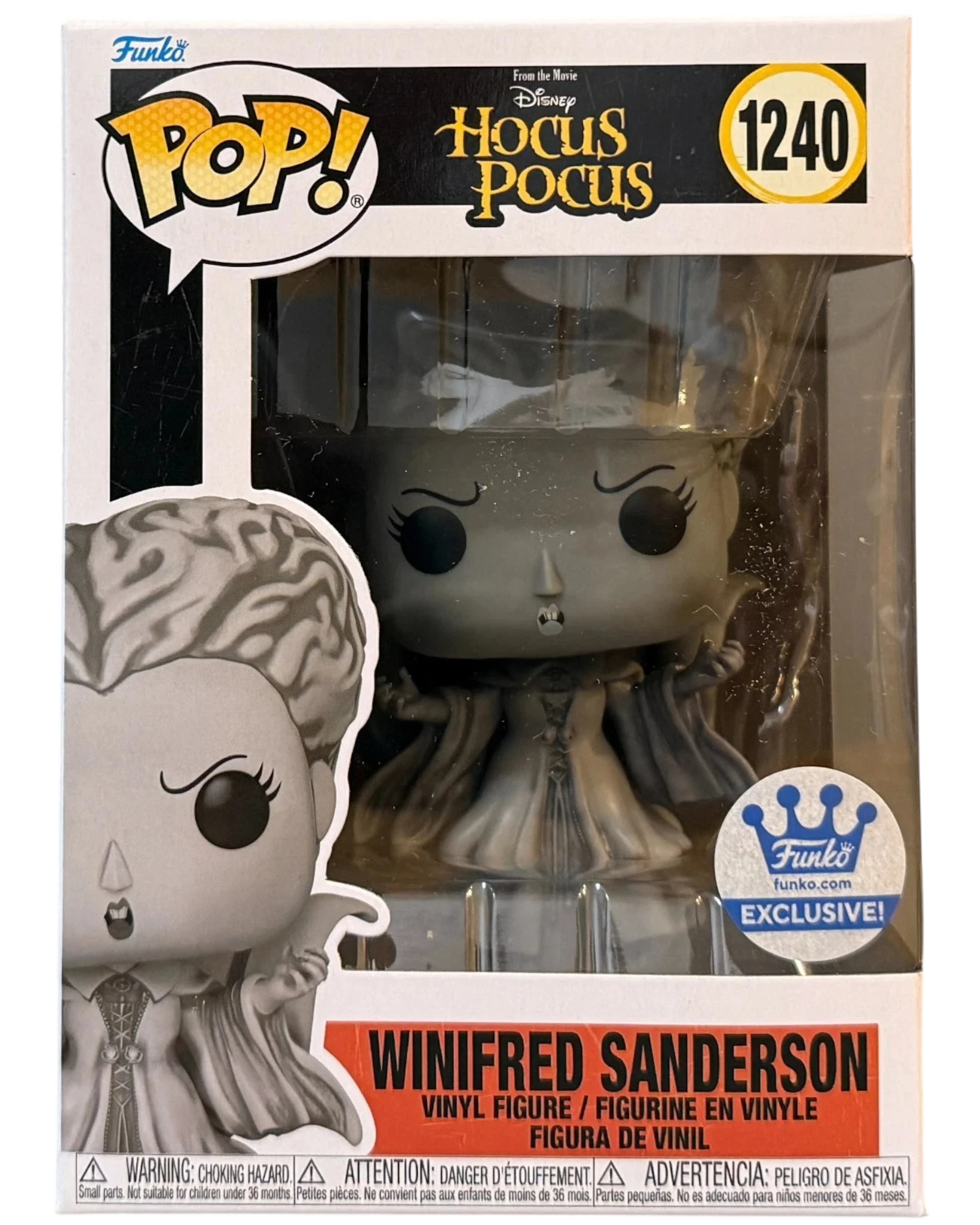 More Than Diecast Funko Pop! Disney Winifred Sanderson #1240 vinyl figure from Hocus Pocus, exclusive edition.