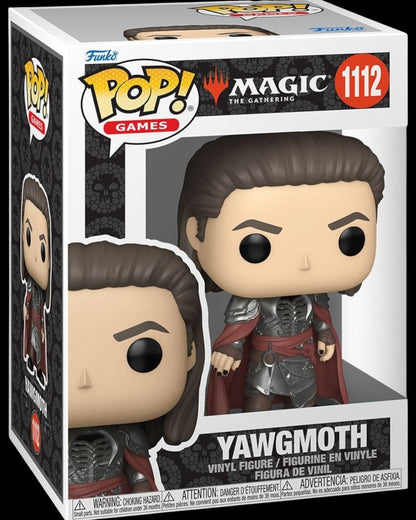 More Than Diecast Magic: The Gathering Yawgmoth Funko Pop! Vinyl Figure #1112, a stylized collectible figure in armor with a red cape.