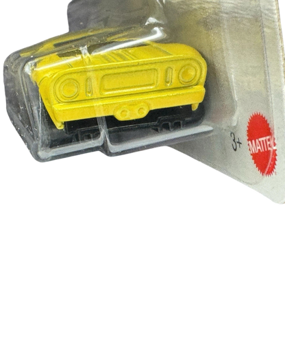 More Than Diecast 1:64 scale yellow 2005 Ford GT die-cast car in original blister packaging, rear view