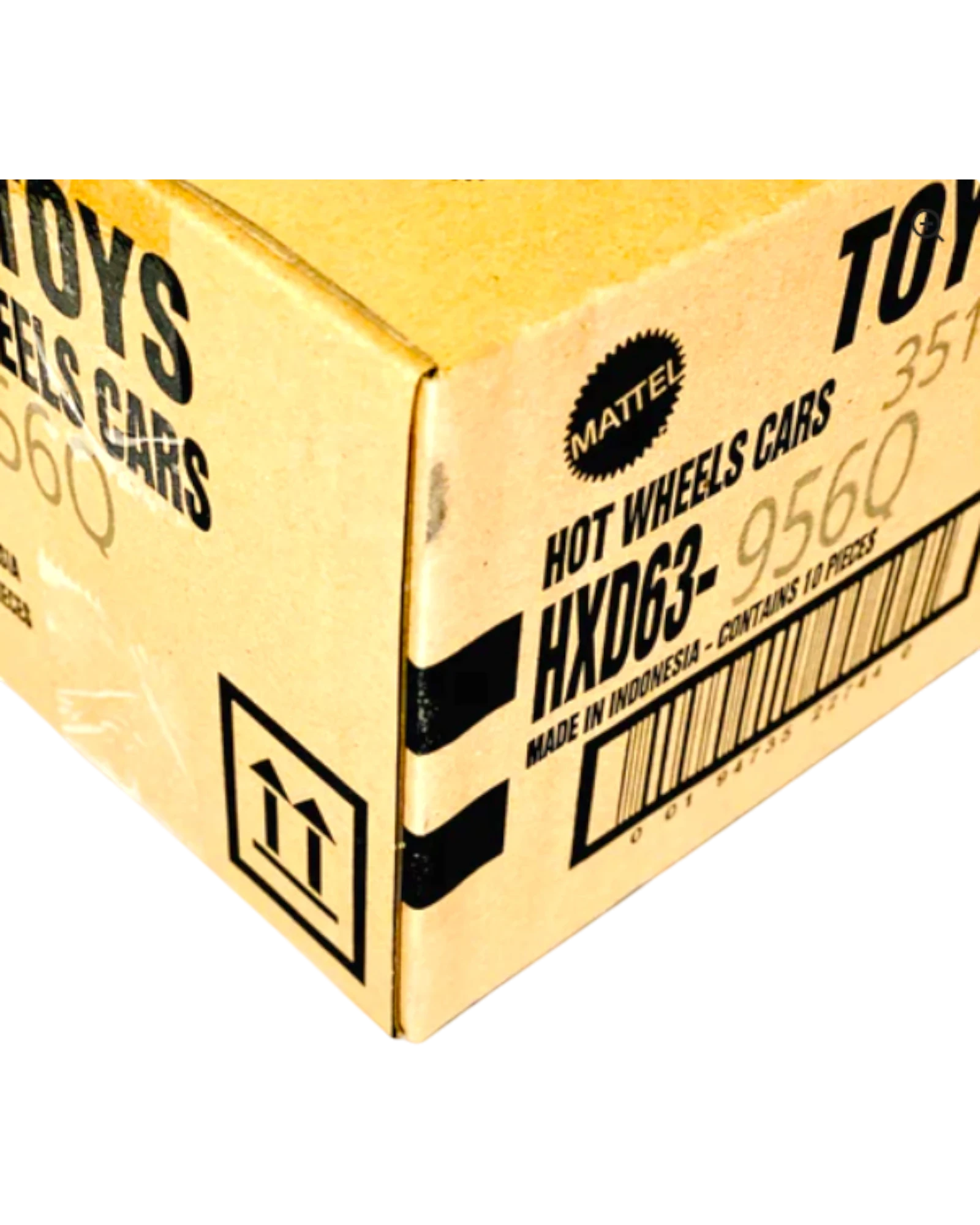 More Than Diecast Hot Wheels 2026 Pop Culture Case Q, factory-sealed 10-car set. Cardboard box with branding and barcode.