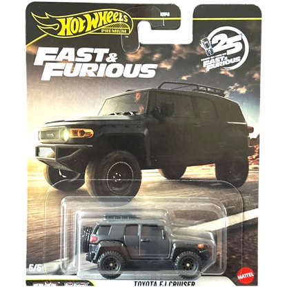 More Than Diecast Hot Wheels Fast & Furious Toyota FJ Cruiser 1:64 scale die-cast model with real riders tires and premium finish.