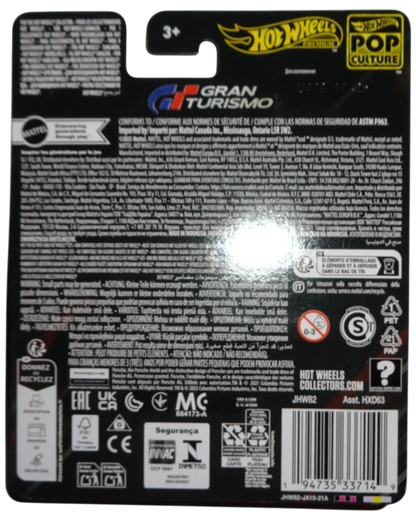More Than Diecast Hot Wheels Premium Pop Culture Gran Turismo 2022 Porsche 911 GT3 RS MOC packaging.