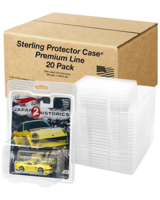 More Than Diecast Sterling Protector Premium Line Model 17403 clear plastic card protector for 6.5" x 5.25" cards.