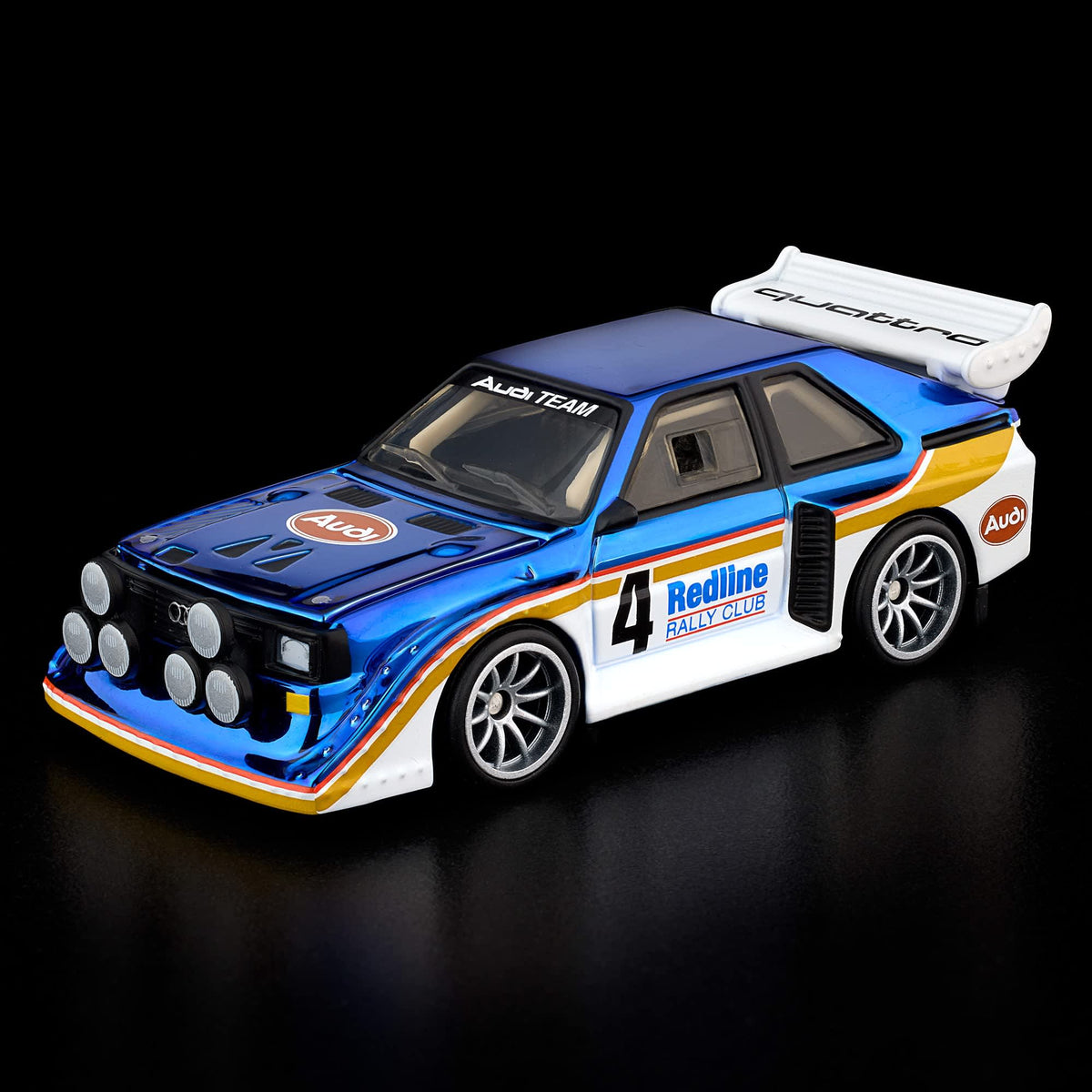 Hot Wheels RLC Exclusive 1985 Audi Sport quattro S1 Spectraflame Otto Blue 1:64 Die-Cast JJY70-9893