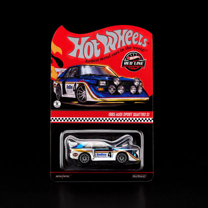 Hot Wheels RLC Exclusive 1985 Audi Sport quattro S1 Spectraflame Otto Blue 1:64 Die-Cast JJY70-9893