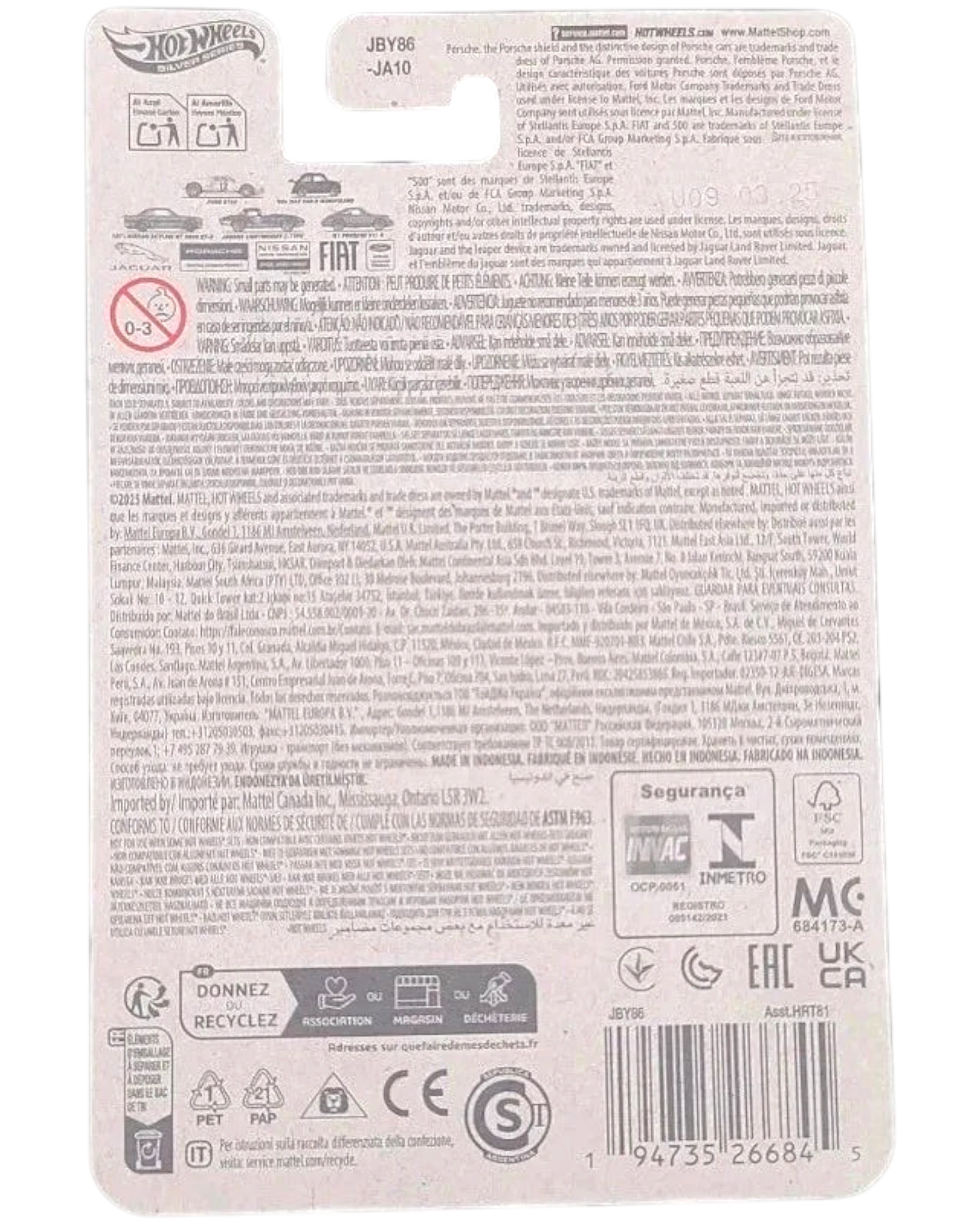 Back view of a product packaging with text and symbols on a white background
