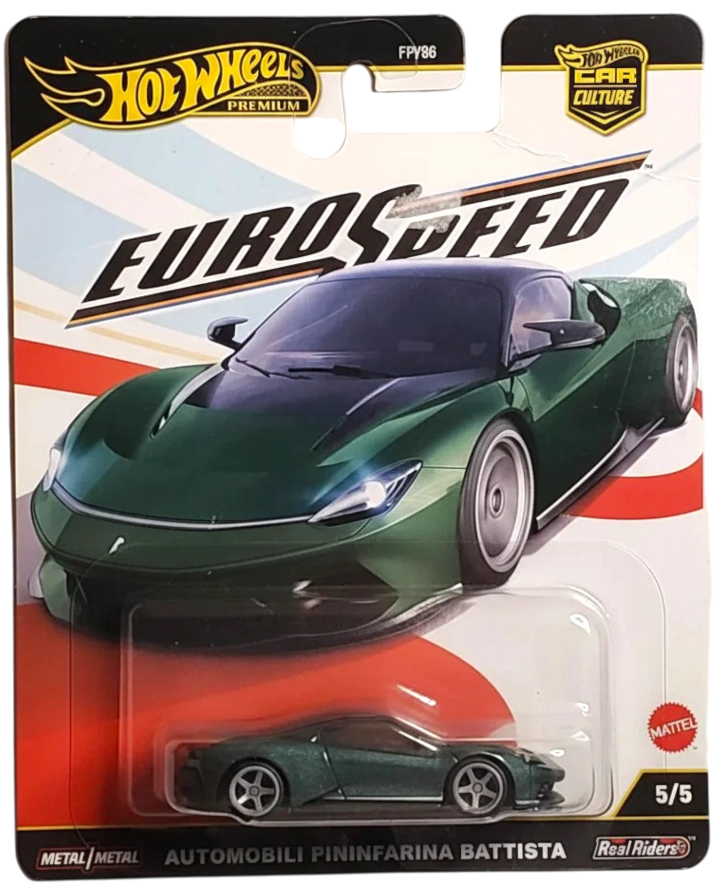Hot Wheels Automobili Pininfarina Battista Euro Speed Die Cast Model 1 64