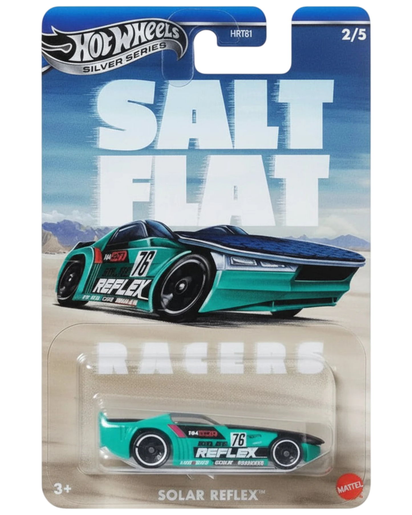 Hot Wheels Solar Reflex Salt Flat 1 To 64 Scale Premium Die Cast Car