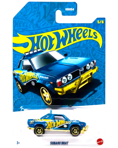 Hot Wheels Subaru BRAT Die-Cast 58th Anniversary 5/6 Blue 1:64