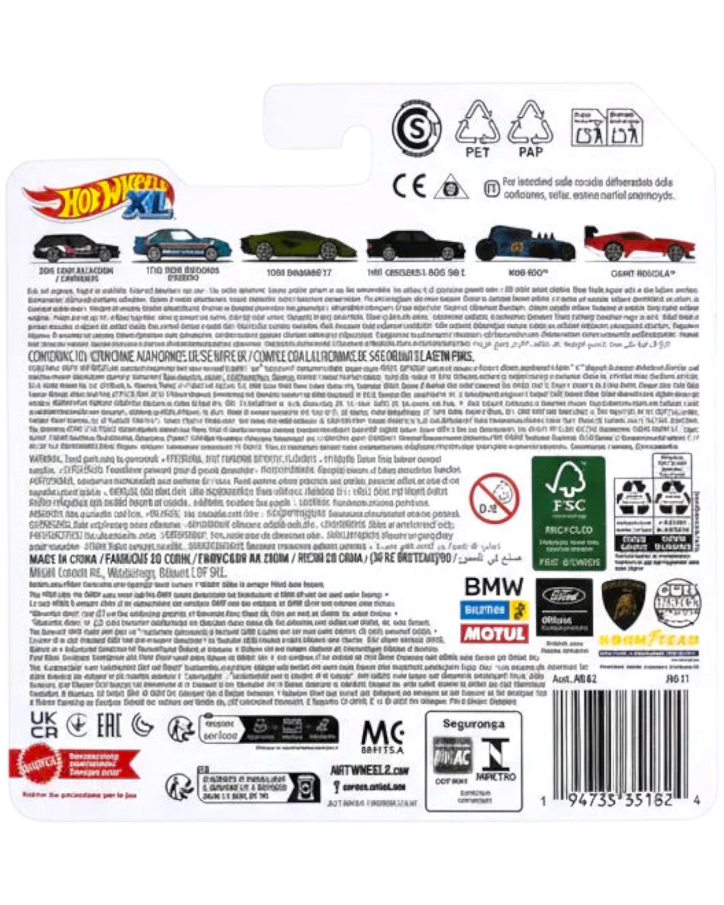 Hot Wheels Count Muscula No 12 XL Die Cast 1:43 Scale Collectible Case B Release