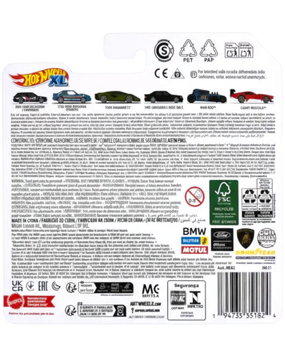 Hot Wheels Count Muscula No 12 XL Die Cast 1:43 Scale Collectible Case B Release