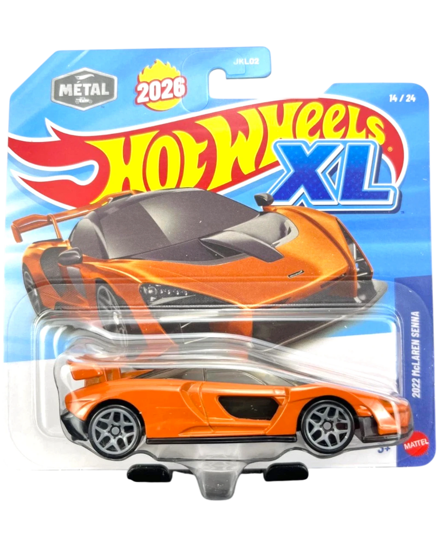 Hot Wheels XL 2022 McLaren Senna 1:43 Die-Cast – Orange 2026 Mainline 14/24