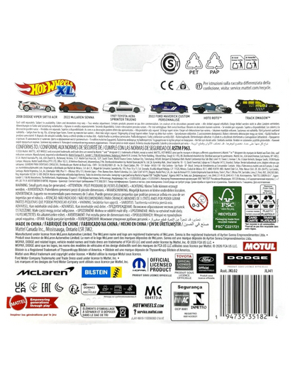 Hot Wheels XL 2022 McLaren Senna 1:43 Die-Cast – Orange 2026 Mainline 14/24