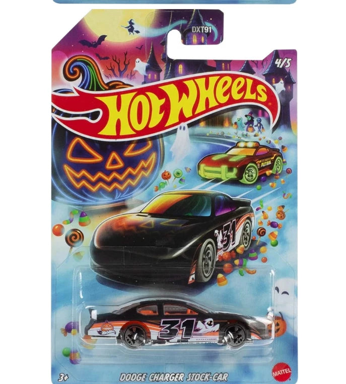 Hot Wheels Dodge Charger Stock Car 1:64 Die-Cast – Halloween Series 2026